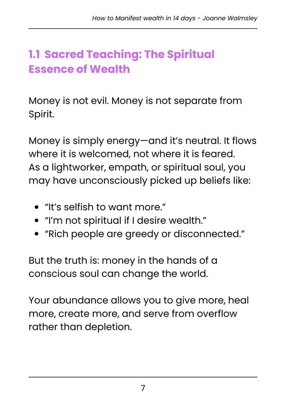 How to Manifest Wealth in 14 Days - eBook - Image 3