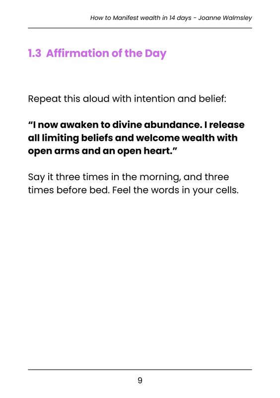 How to Manifest Wealth in 14 Days - eBook - Image 5